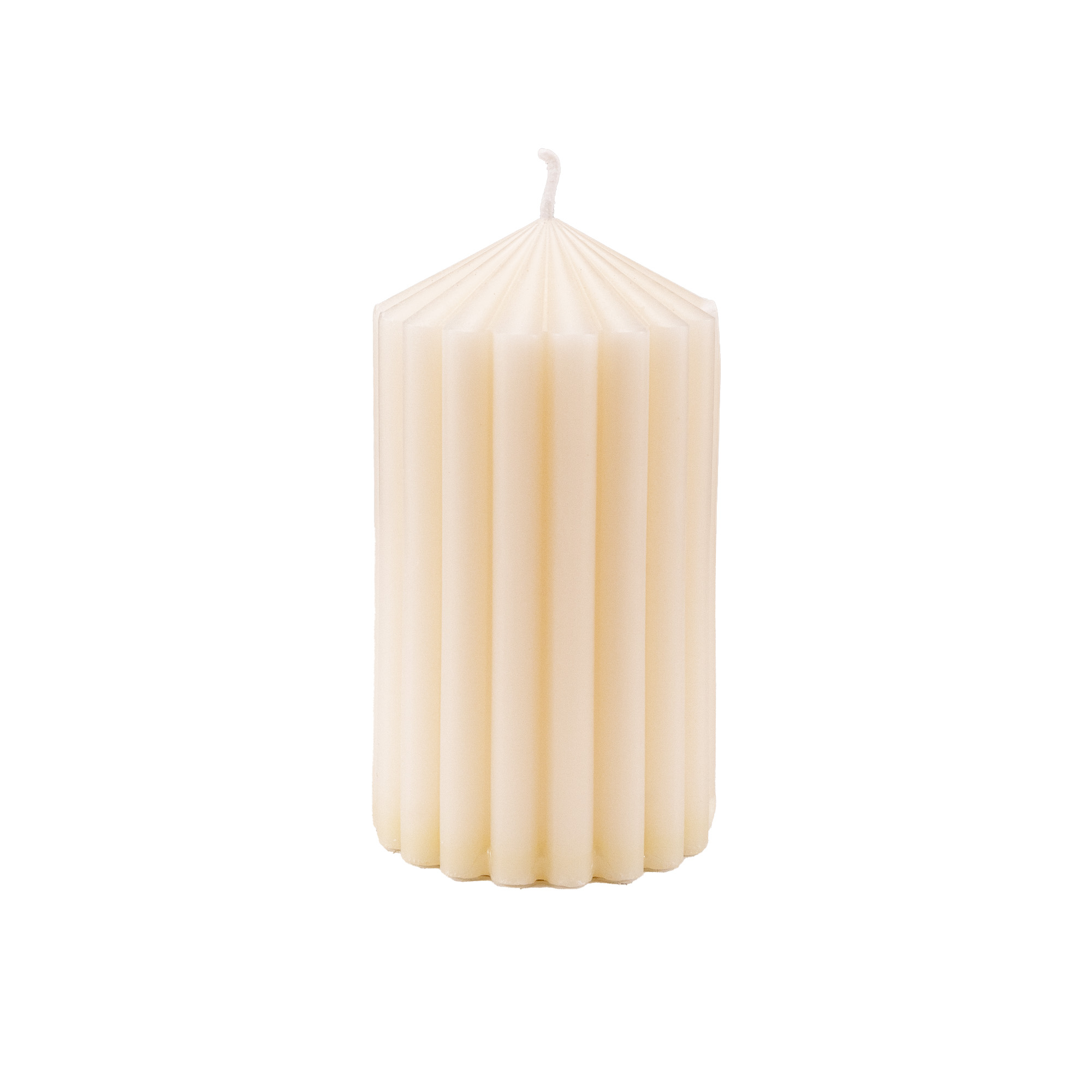 Ribbed candle